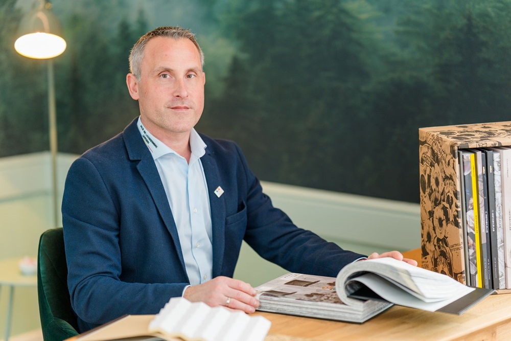 Malermeister Riegraf präsentiert seinen Showroom waldRAUM17